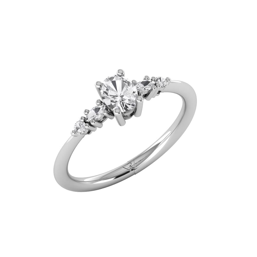 Solitaires Véralys Argent Pierre Dalloz 0.33 ct