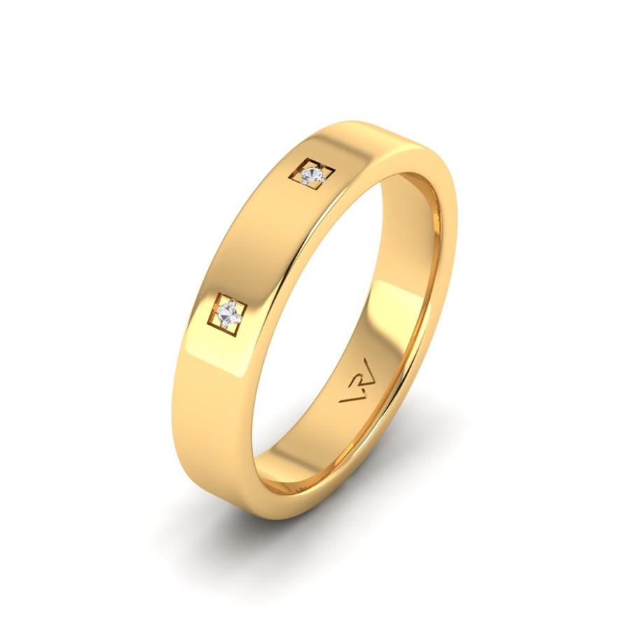 Alliances avec pierres femme Natural Alluring Or Jaune