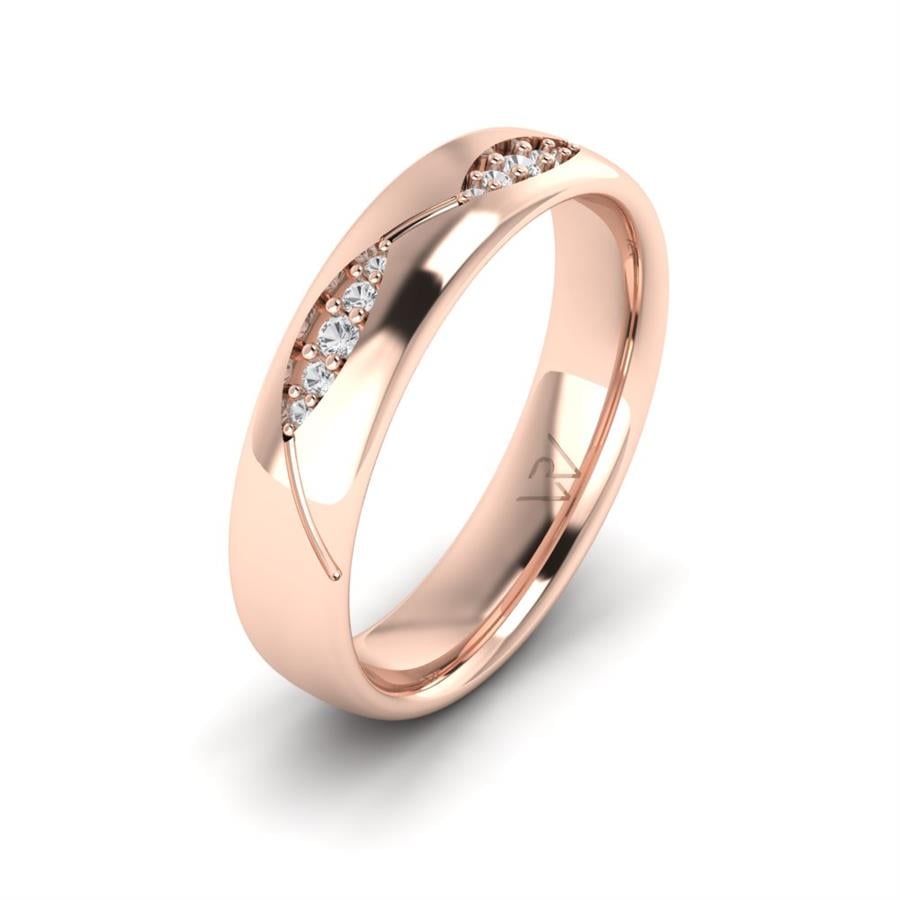 Alliances avec pierres femme Patsy Or Rose