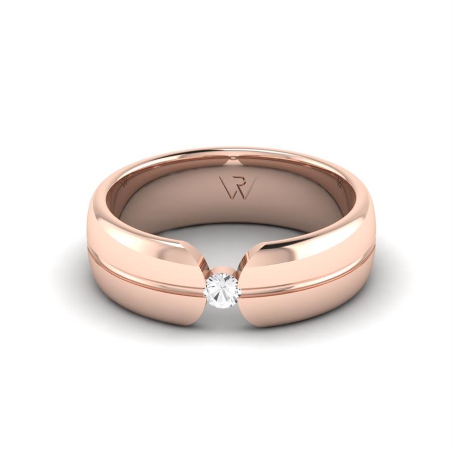 Alliances avec pierres femme universe Lyra Or Rose