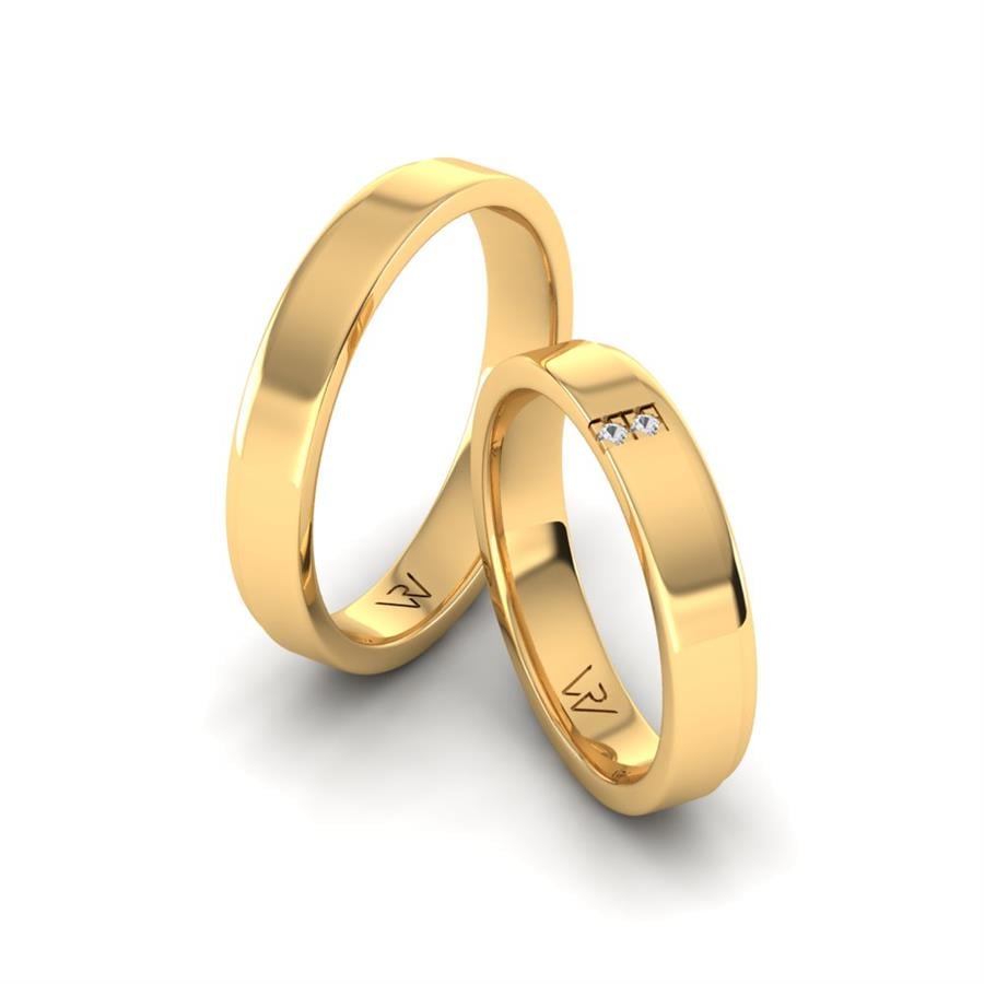 Alliances classiques Emotion Or Jaune