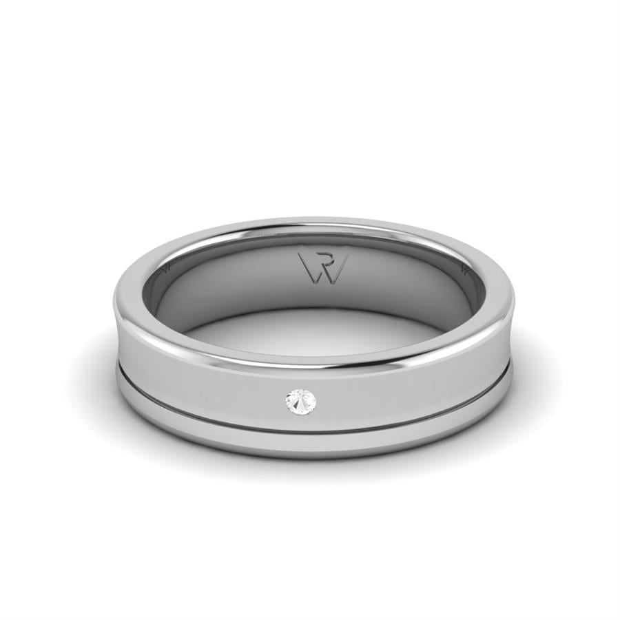 Alliances classiques Heavenly Gloss Or Blanc