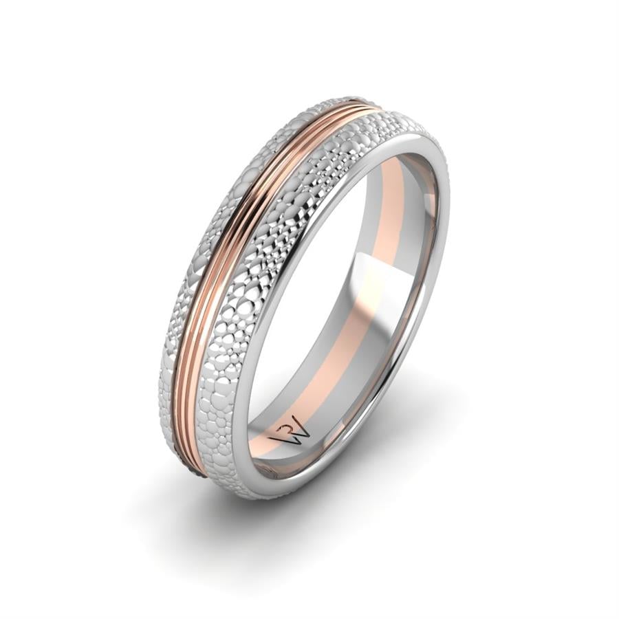 Alliances classiques homme Boa Or Blanc Et Rose