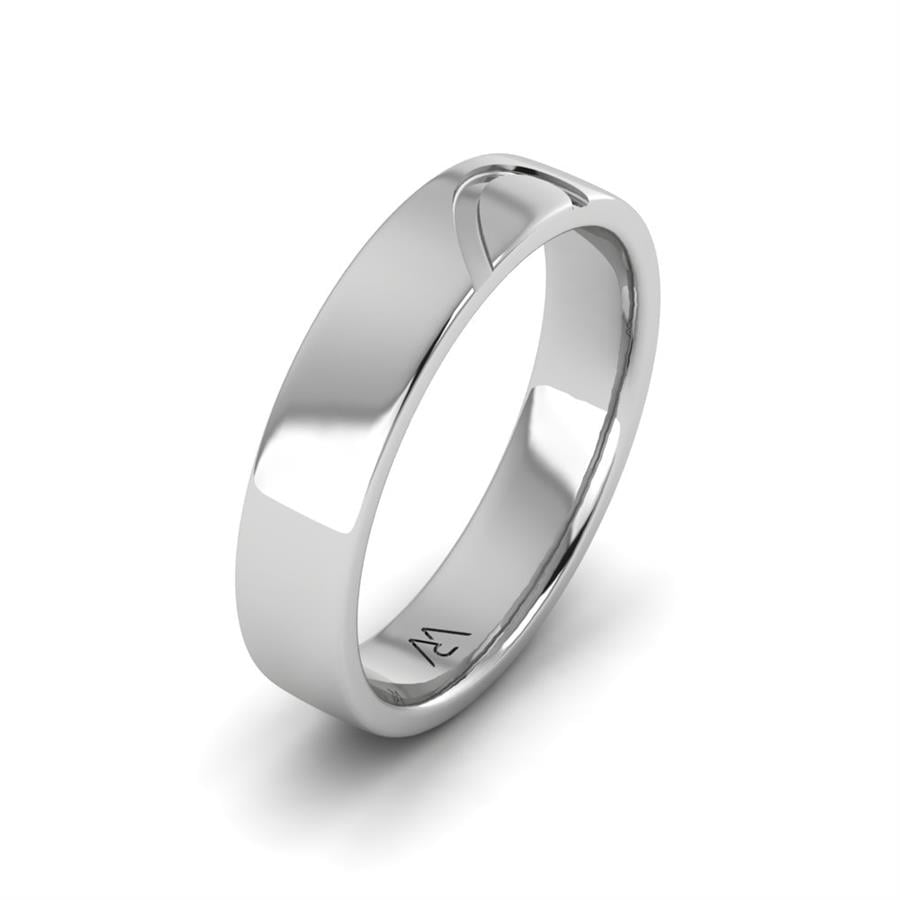 Alliances classiques homme Brilliant Couple Or Blanc