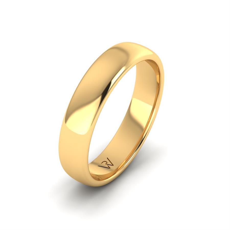 Men's classic wedding rings Brilliant Dawn Yellow Gold