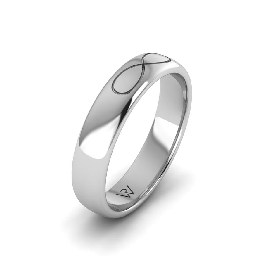 Alliances classiques homme Dynamic Fusion Or Blanc