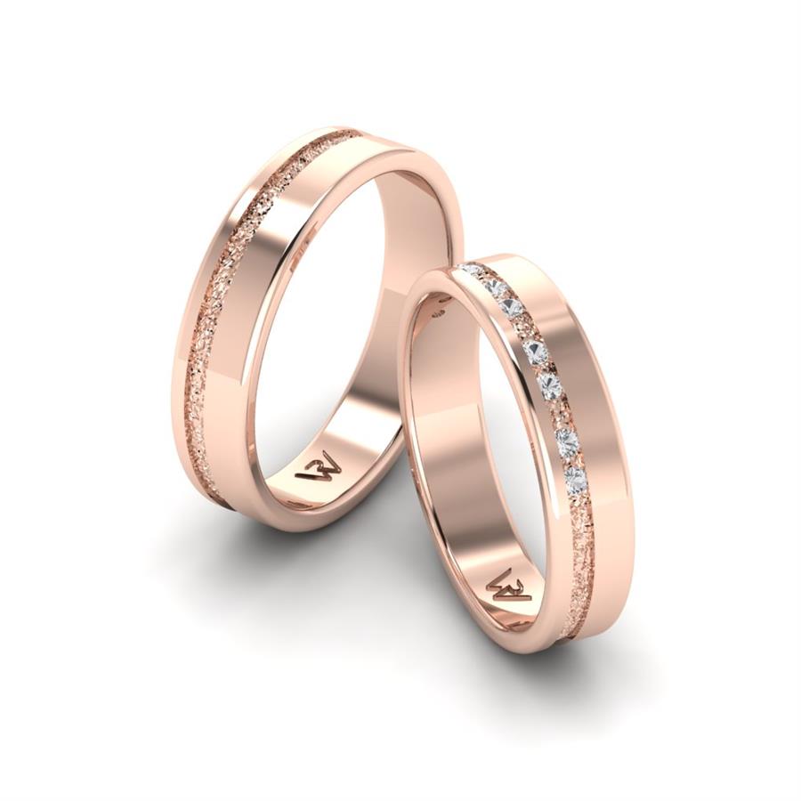 Alliances Classiques Jubilant Or Rose