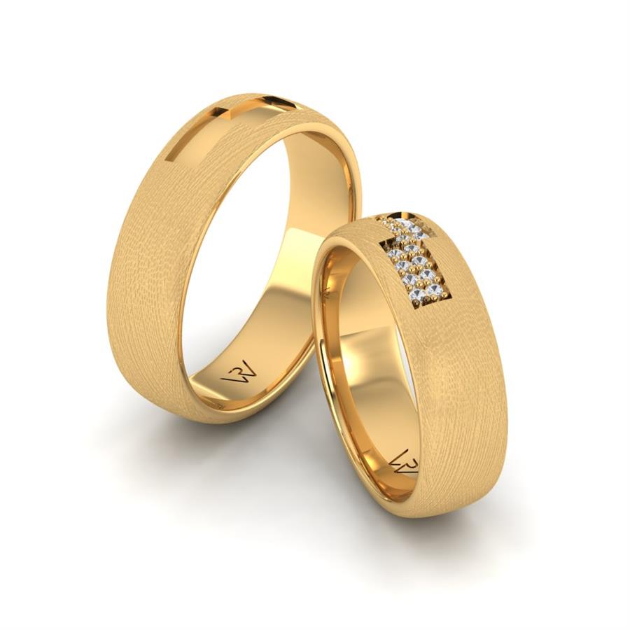 Alliances classiques Light Or Jaune