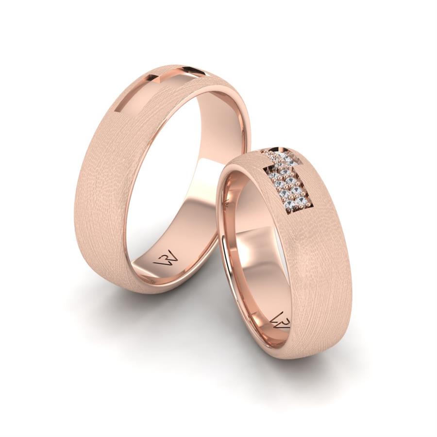 Alliances classiques Light Or Rose