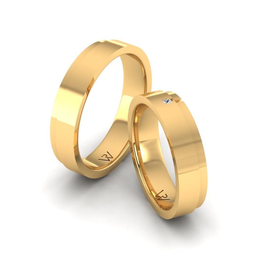 Alliances classiques Stirring Or Jaune