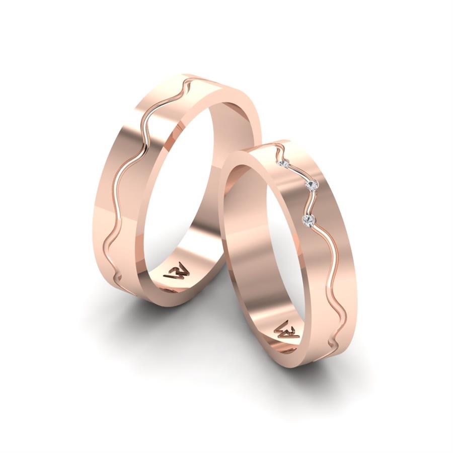 Alliances Classiques Warmth Or Rose