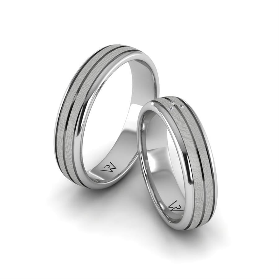 Alliances en argent couple Celtic Sign Argent