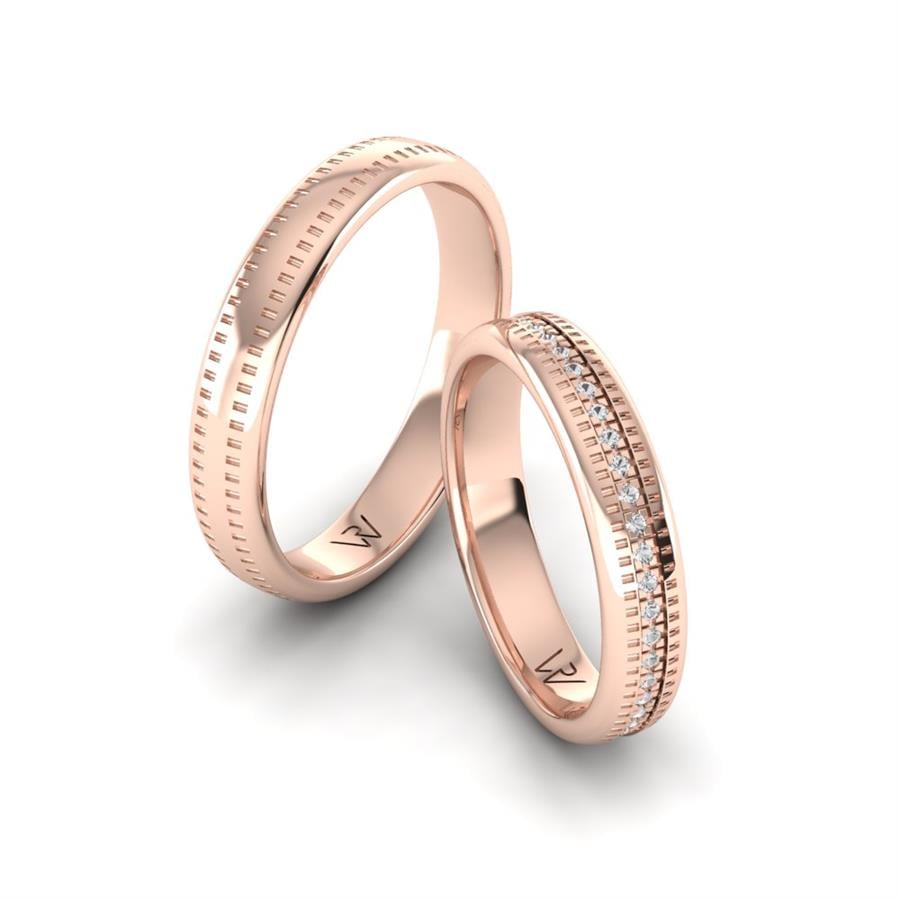 Alliances modernes Alluring Bird Or Rose