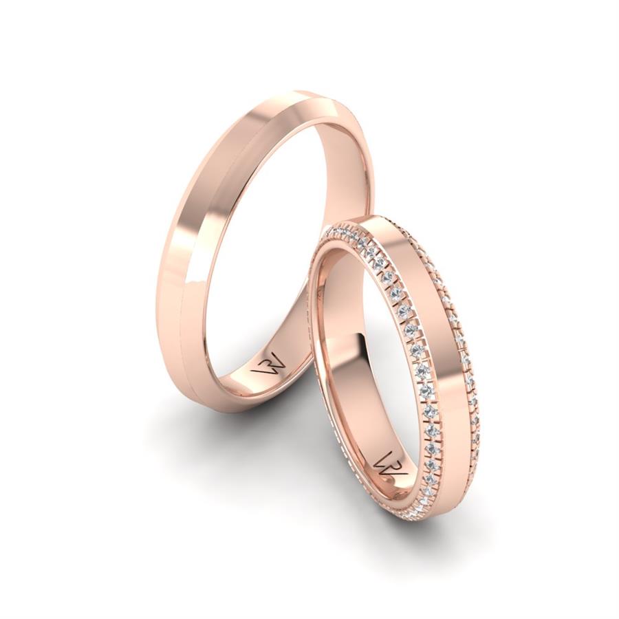 Alliances modernes Alluring Spring Or Rose