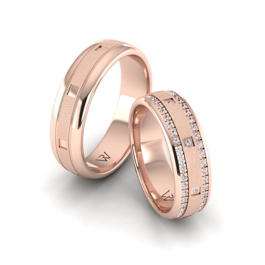 Alliances modernes Alluring Vision Or Rose