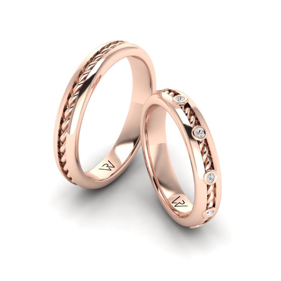 Alliances Modernes Chant Or Rose