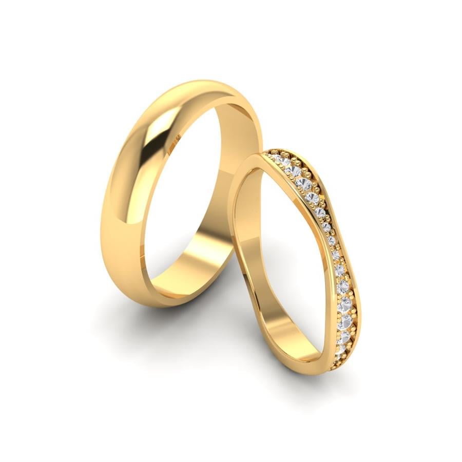Alliances Modernes Devotedly Or Jaune
