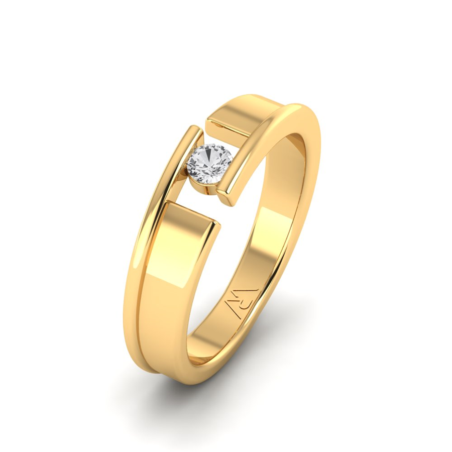 Alliances modernes femme Annecy Or Jaune Diamant 0.30 ct