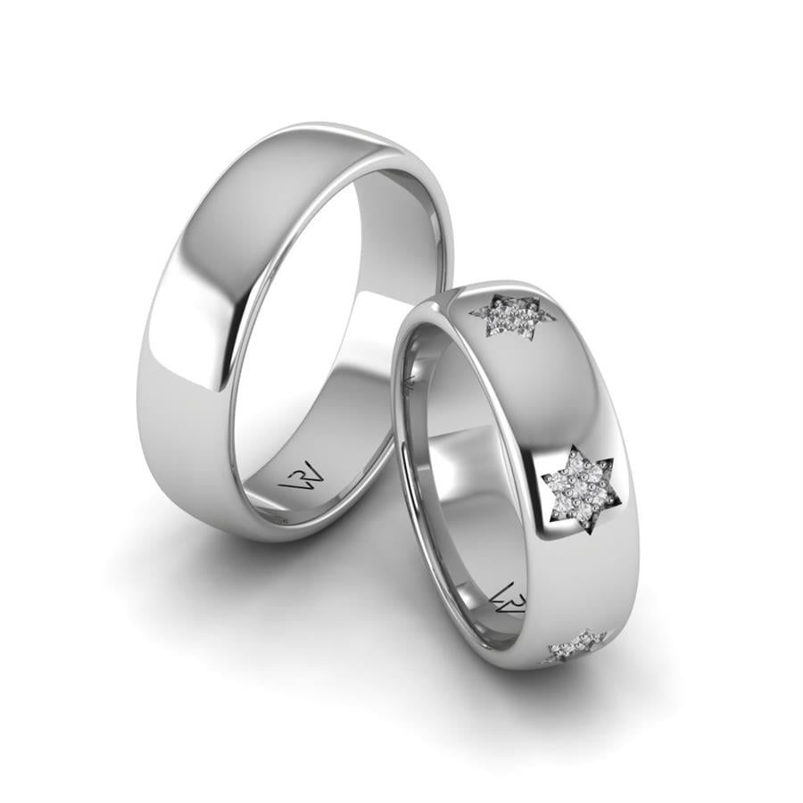 Alliances modernes Glorious Impression Or Blanc