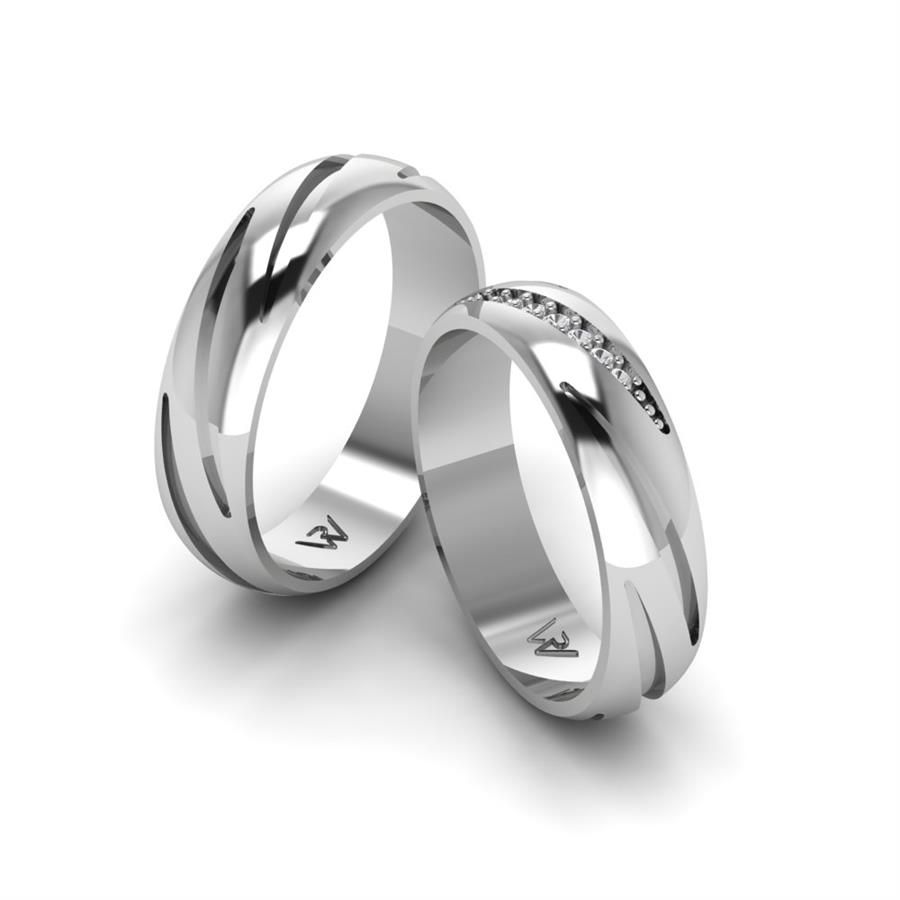 Alliances Modernes Harmonic Or Blanc