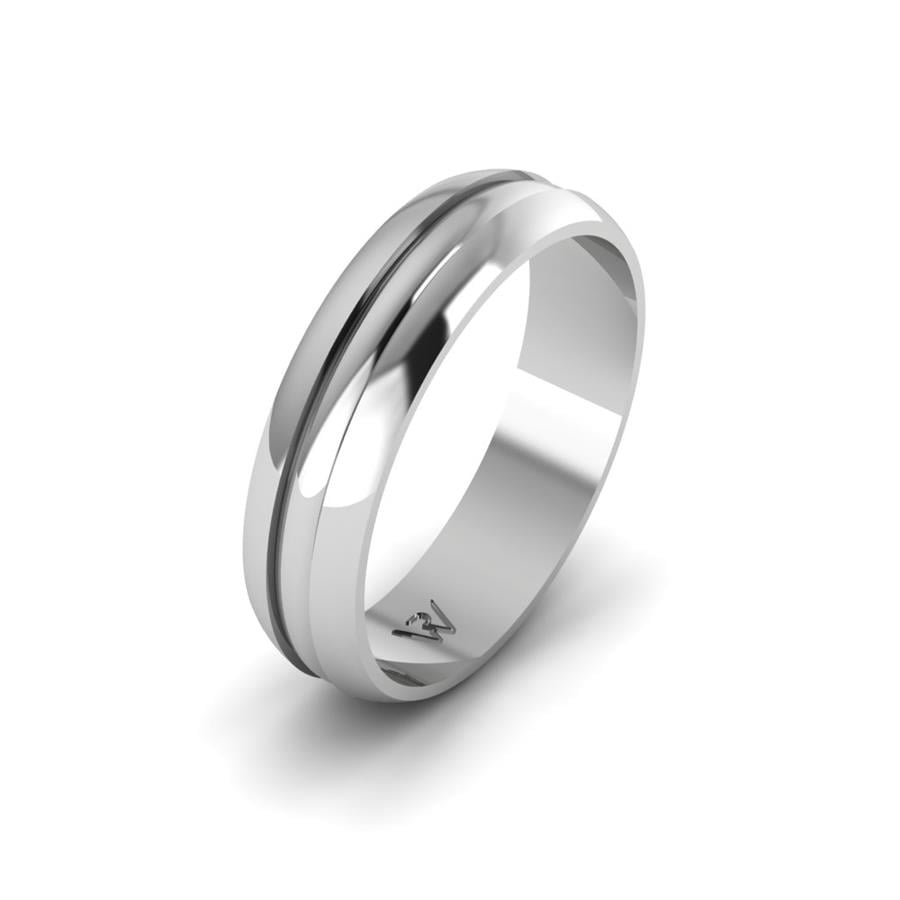 Alliances Modernes Homme Adulation Or Blanc