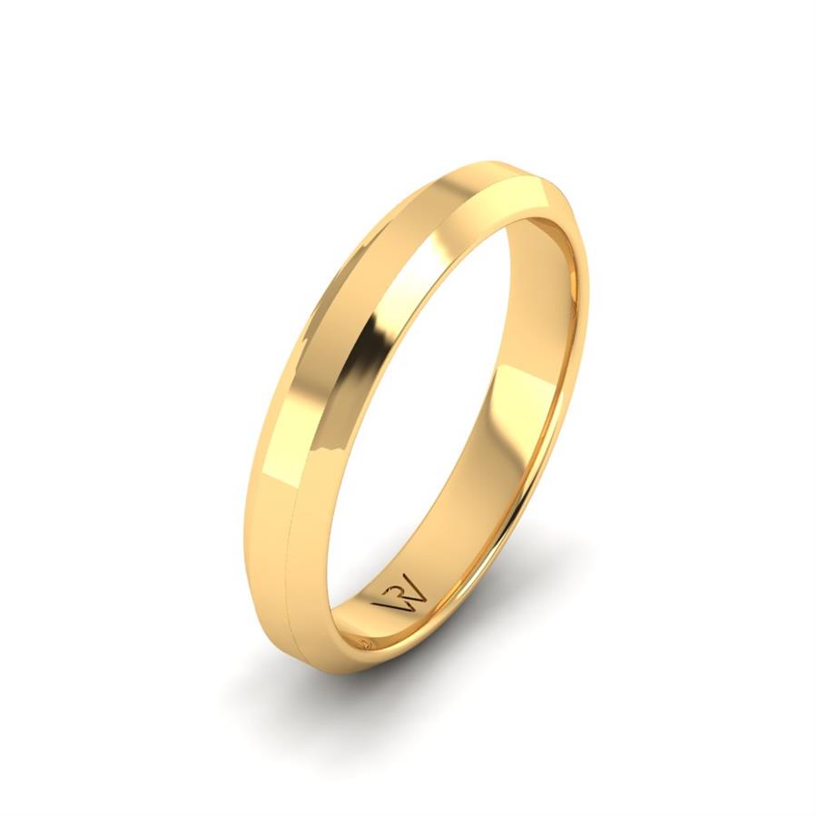 Alliances modernes homme Alluring Spring Or Jaune