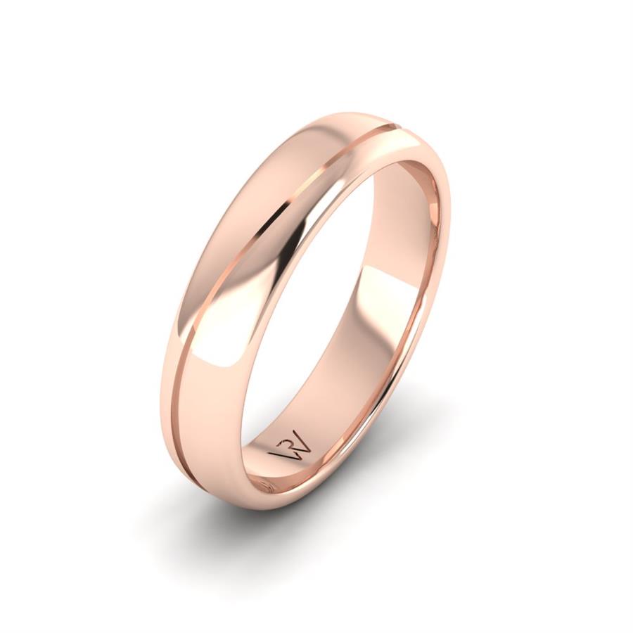 Alliances modernes homme Glorious Melody Or Rose