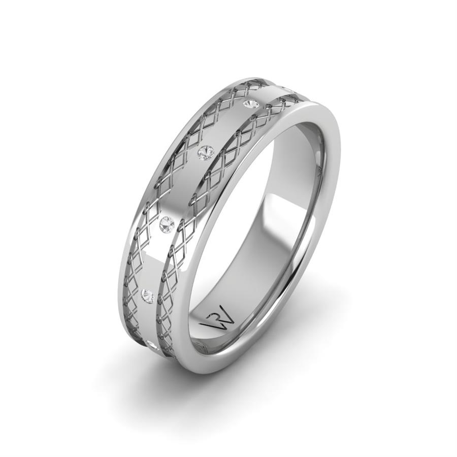 Alliances Modernes Lavindra Or Blanc