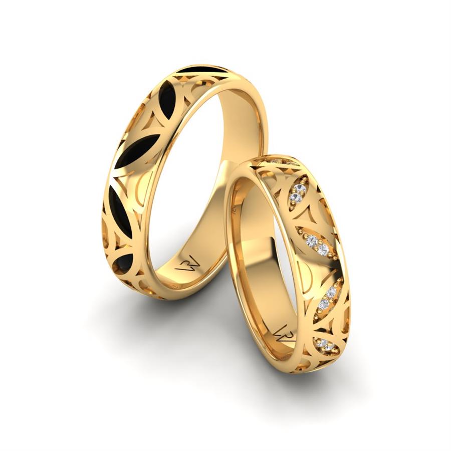 Alliances modernes Mila Or Jaune