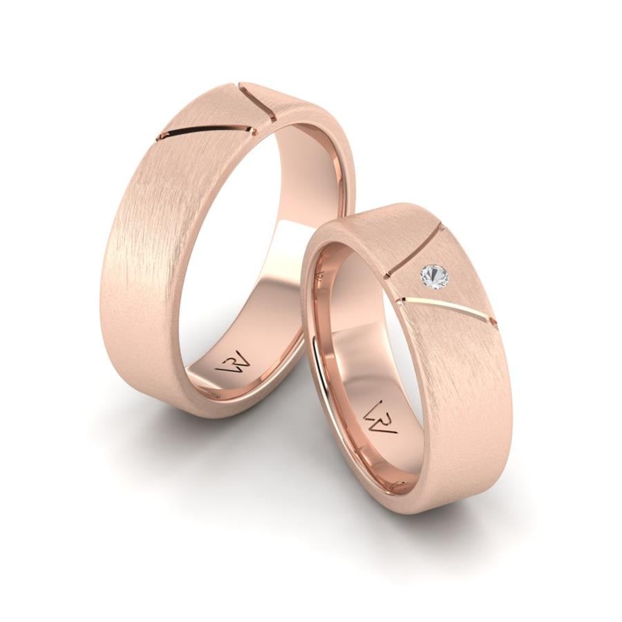 Alliances modernes Nontraditional Or Rose