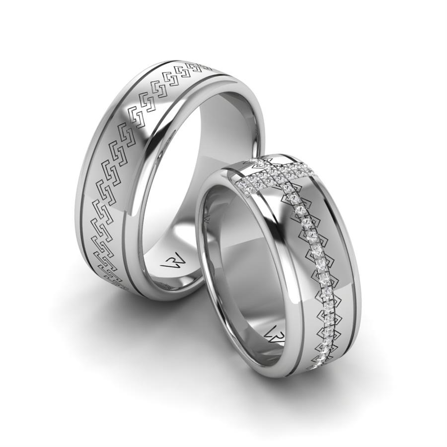 Alliances Modernes Rosalix Or Blanc