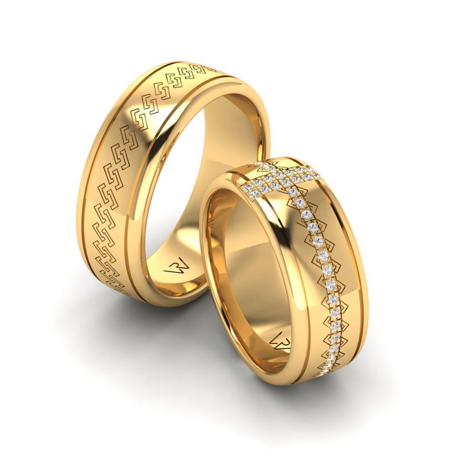Alliances Modernes Rosalix Or Jaune
