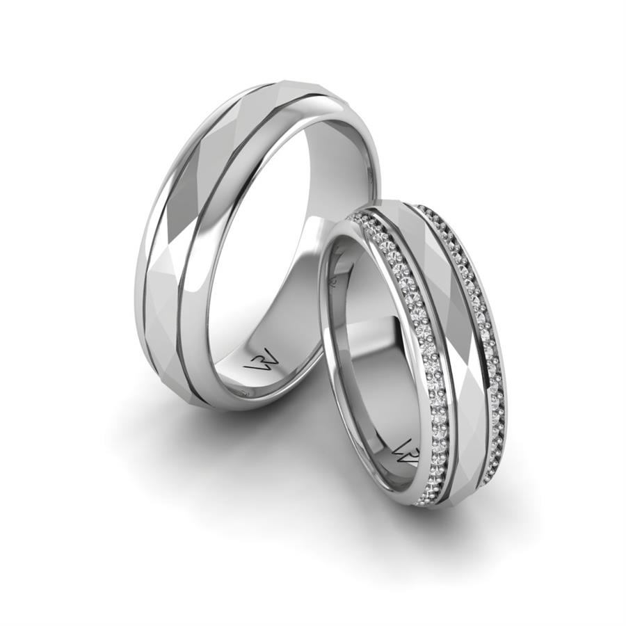 Alliances modernes Tamara Or Blanc