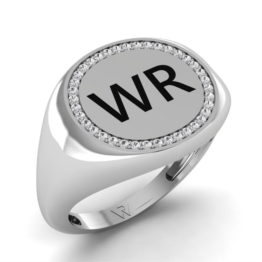 Bagues Thalia Or Blanc Oxyde de zirconium 0.20 ct