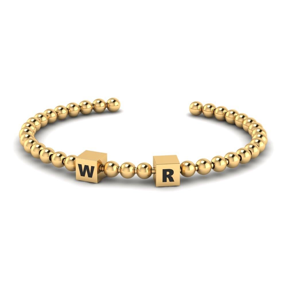 Bracelets Lettre d'amour Or Jaune