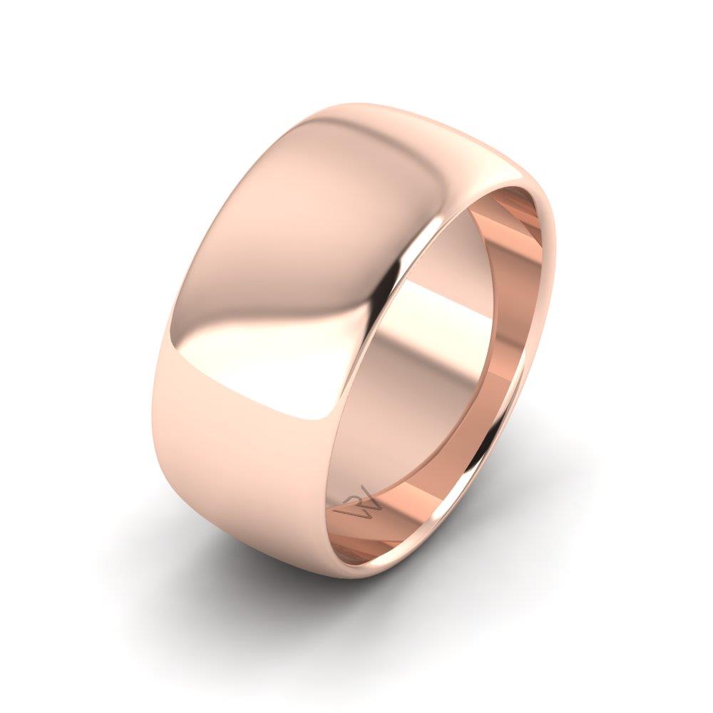 Classic wedding rings for men Folie Rose Gold 