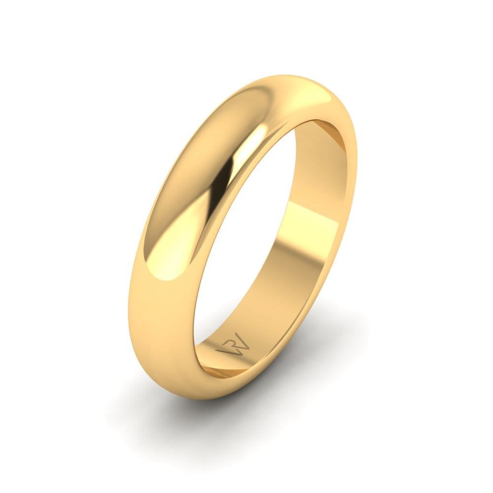 Modern wedding rings for men Merveille Yellow Gold 