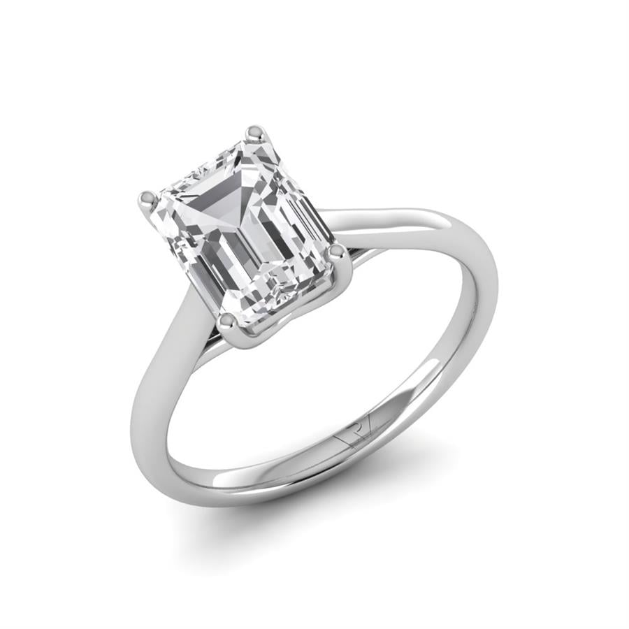 Solitaires Oralia Or Blanc Diamant 2 ct