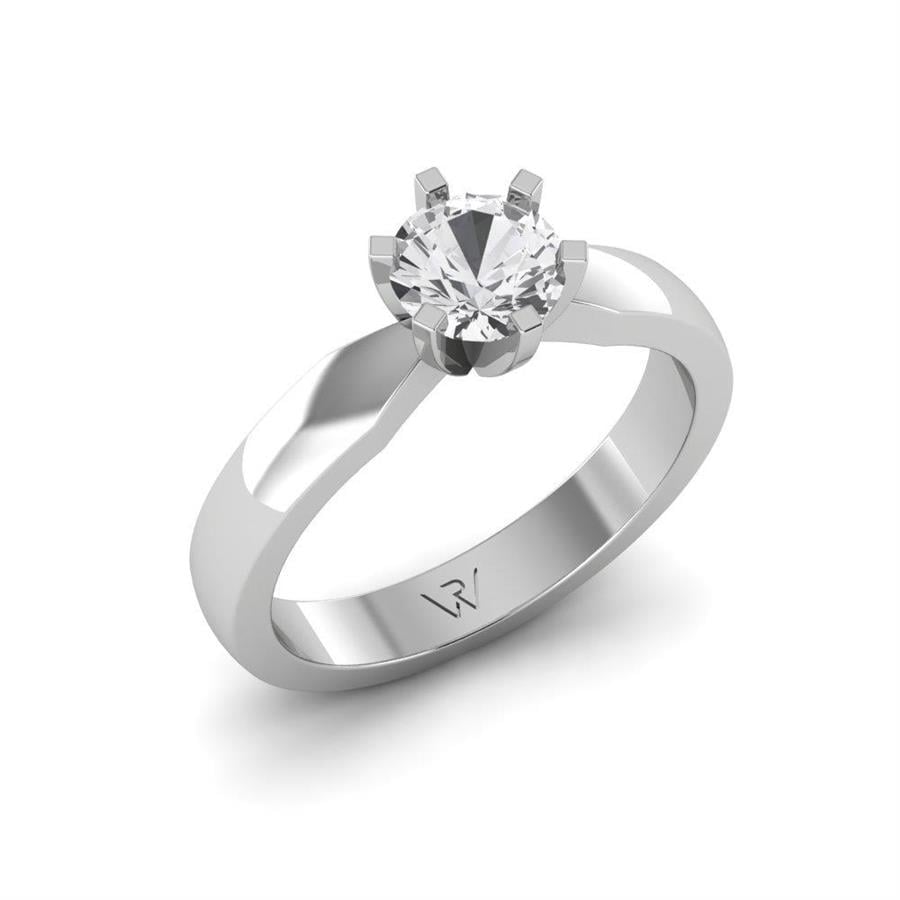Solitaires Sublime Or Blanc Argent Diamant 0.75 ct