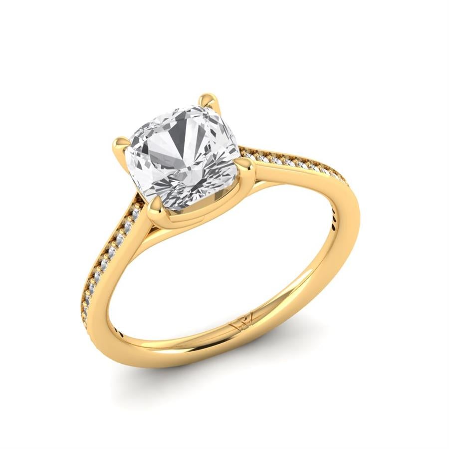 Solitaires Vanyra Or Jaune Oxyde de zirconium 2.15 ct