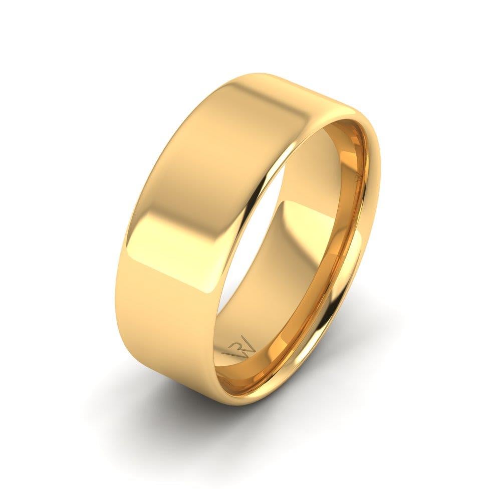 Classic wedding rings for men Unir Yellow Gold 