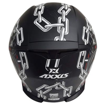 Axxis Eagle Sv Cyber Bull Matt Black Full Face Motosiklet Kaskı