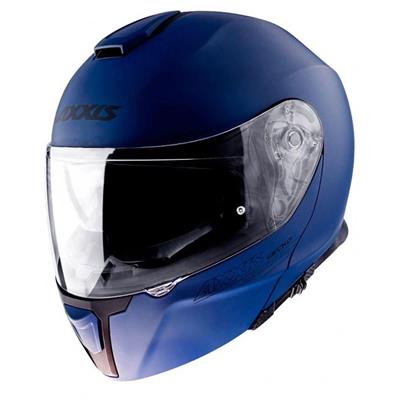 Axxis Gecko Sv Solid Matt Blue Çene Açilir Motosiklet Kaskı