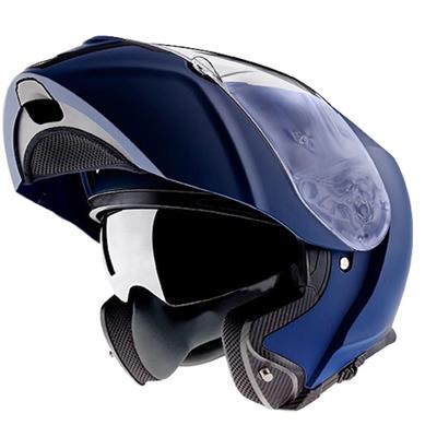 Axxis Gecko Sv Solid Matt Blue Çene Açilir Motosiklet Kaskı