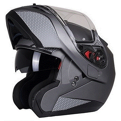 Axxis Roc Sv Matt Titanium Çene Açilir Kask