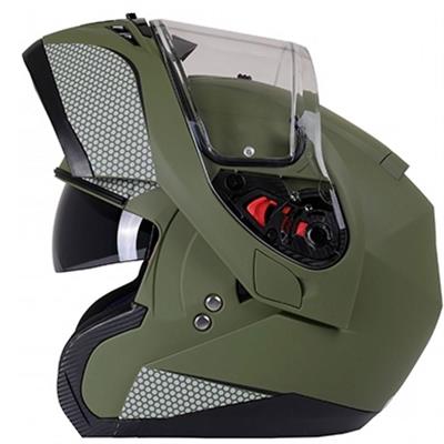 Axxis Roc Sv Matt Titanium Çene Açilir Kask