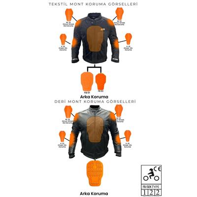 Forte GT 2001089 Assos Kışlık Motosiklet Montu