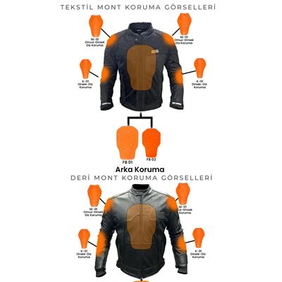 Forte GT 2002003 Black Panther Deri Motosiklet Montu