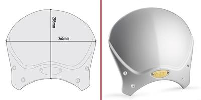 Givi 100AL Bmw R Nine T (14-19) - Yamaha Xsr700 (16-20) - Xsr 900 (16-19) Aluminyum Siperlik