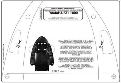 Givi 365FZ YAMAHA FZ1 1000 (06-15) Arka Çanta Taşıyıcı